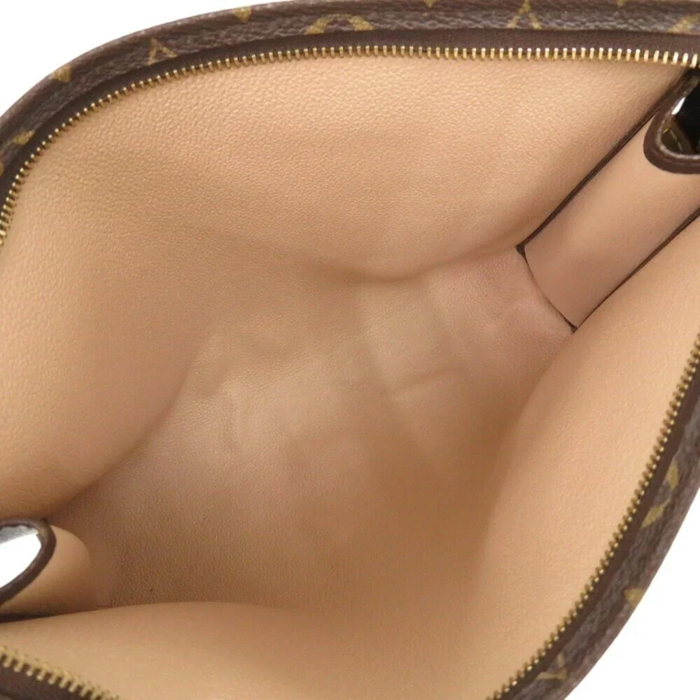 LOUIS VUITTON Authentic Brown Monogram Clutch Bag - Picture 6 of 11